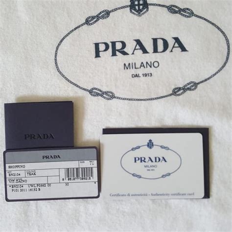 prada autehnticity card warranty card|prada authentic handbags guide.